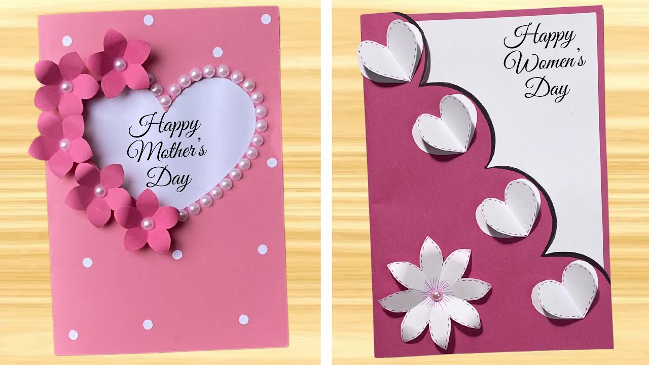 Elegant Heart Frame Greeting Card Idea for Mother’s Day & Women’s Day