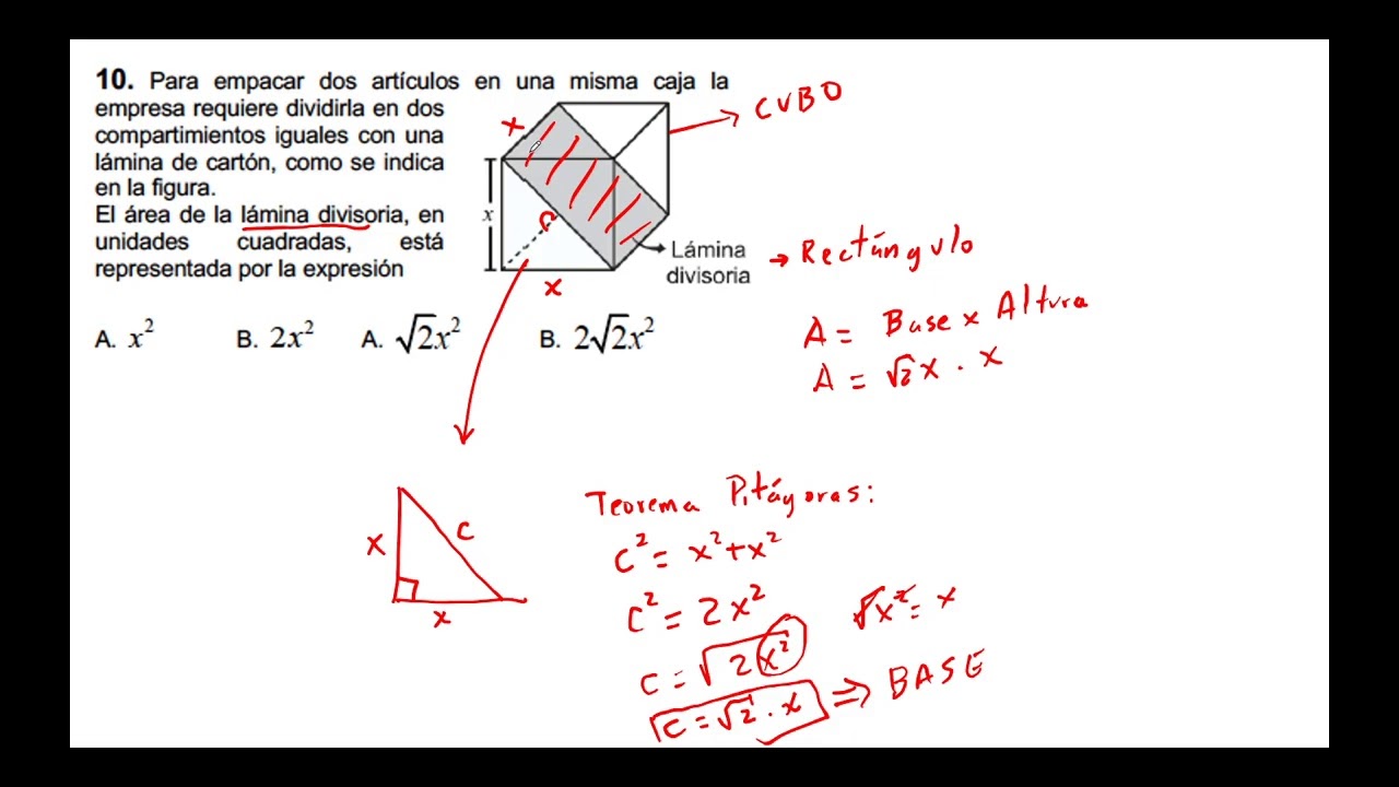 PRUEBAS ICFES *** GEOMETRÍA *** PREGUNTAS RESUELTAS PARA LAS PRUEBAS ICFES (PARTE 1)