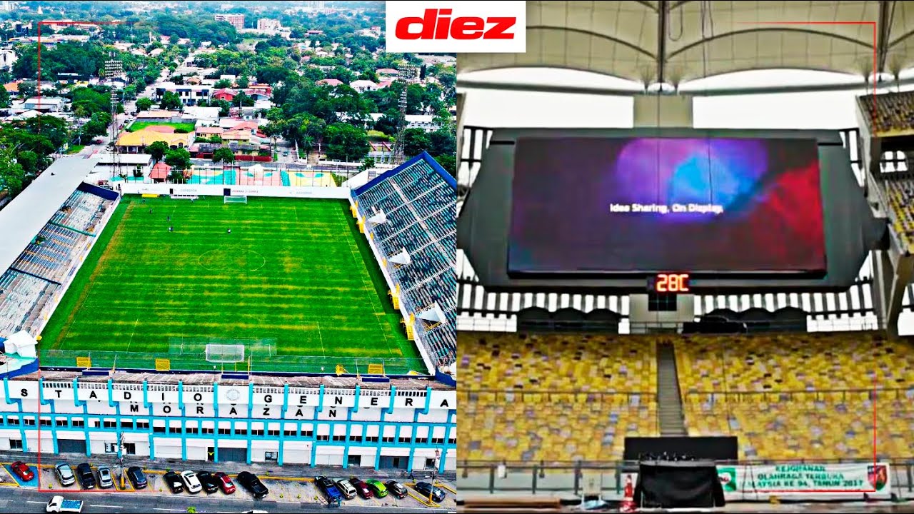 ¡Con pantalla gigante! Así se efectuará la segunda fase de remodelación en el Estadio Morazán