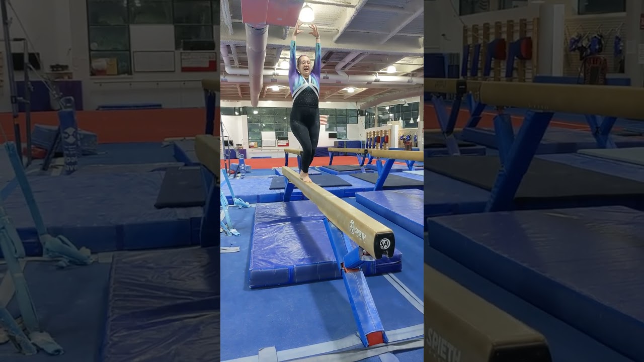 Gymnastics Basics with SCL #8: Straight Jump on Balance Beam