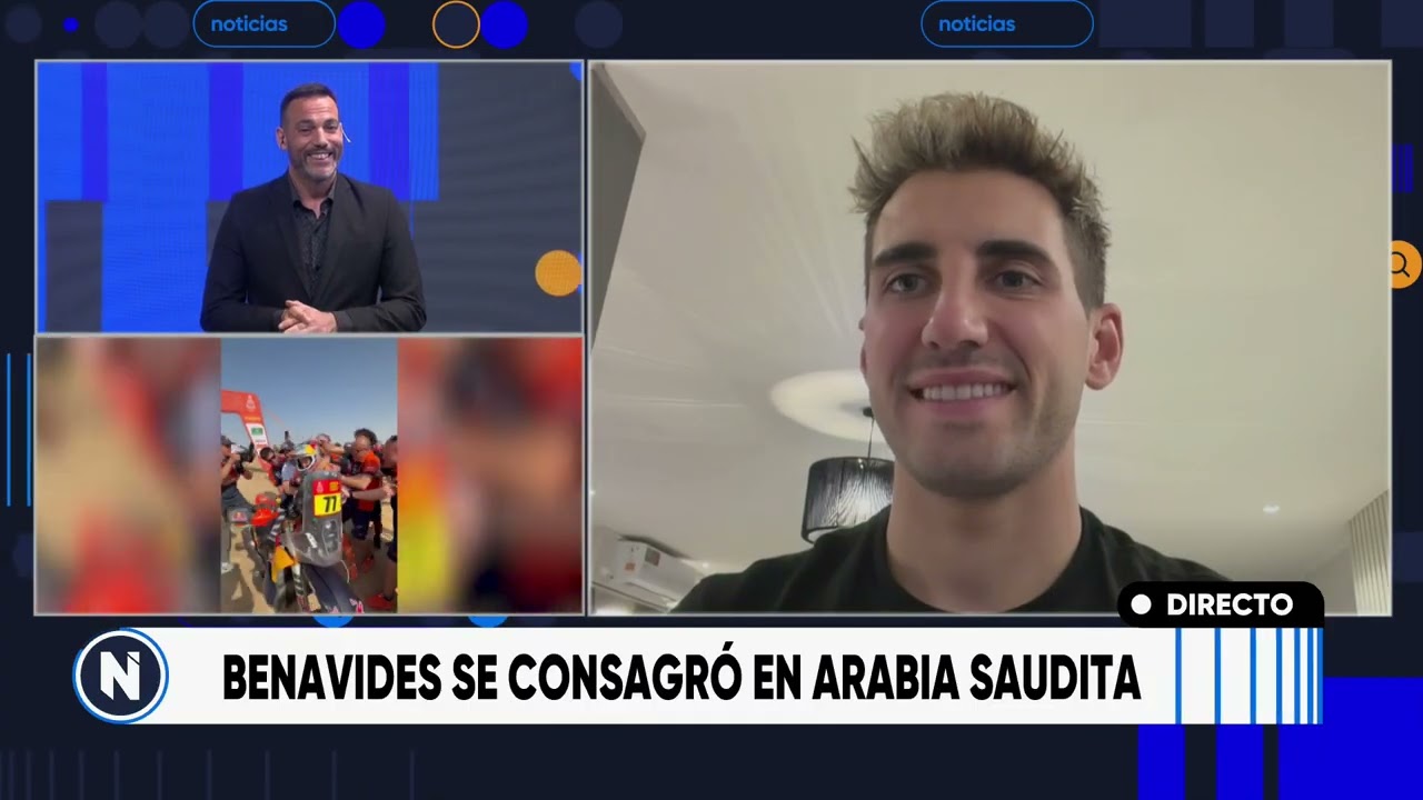 Luciano Benavides, el campeón argentino del Dákar en Telefe Noticias | TELEFE ROSARIO