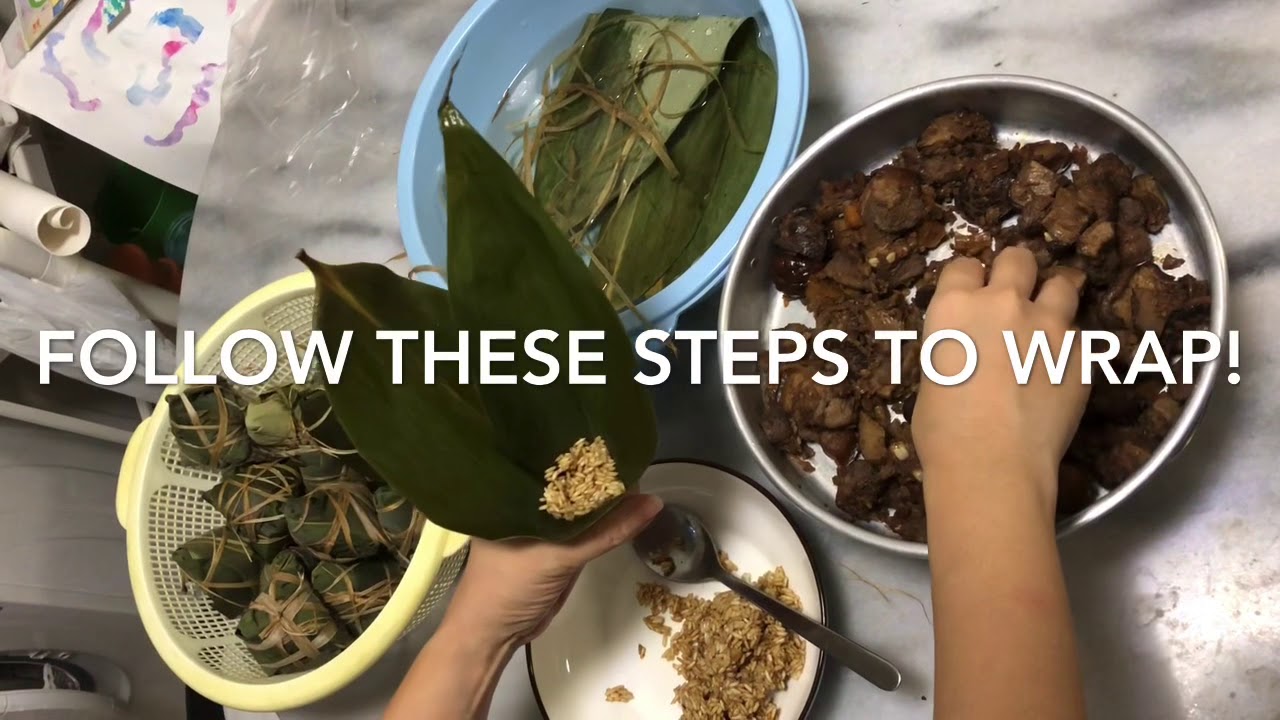 Fast and easy way to make bak chang rice dumpling in 3 hrs using pressure cooker! 快速高压锅肉粽! 高速高壓鍋肉粽!