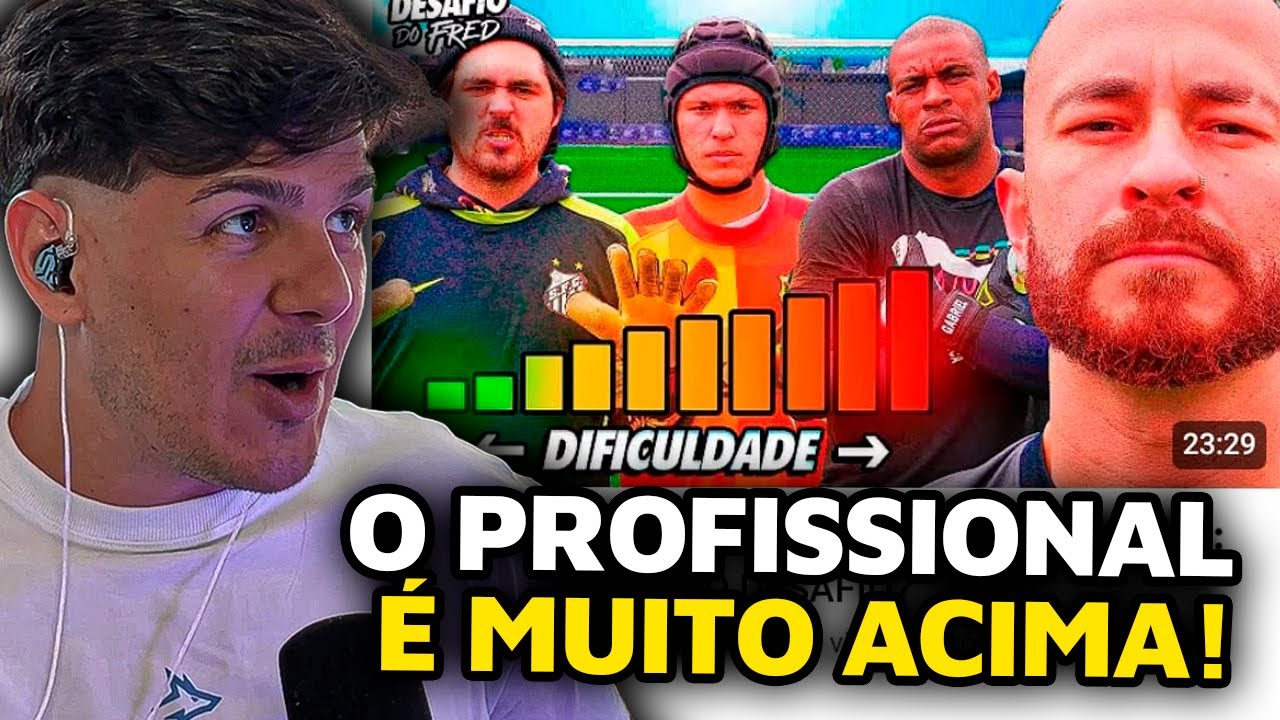 wardi REAGE &Agrave; FRED x GOLEIROS (PROFISSIONAL, SEMI PROFISSIONAL E AMADOR) - QUEM LEVOU A MELHOR?