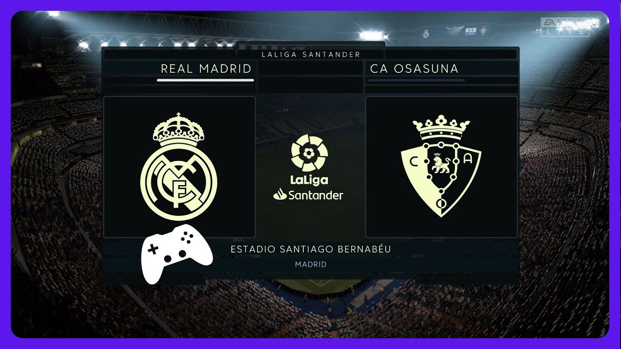 FIFA 21 / Real Madrid vs Osasuna / Santiago Bernab&eacute;u / La Liga Gameplay / HD