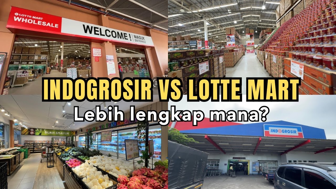 Belanja di Indogrosir dan Lotte Mart, Ritel Grosir Modern Terbesar di Kalimantan Selatan