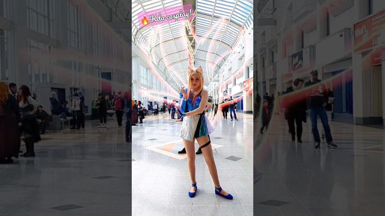 You won't believe this incredible KDA cosplay at Megacon! #shorts