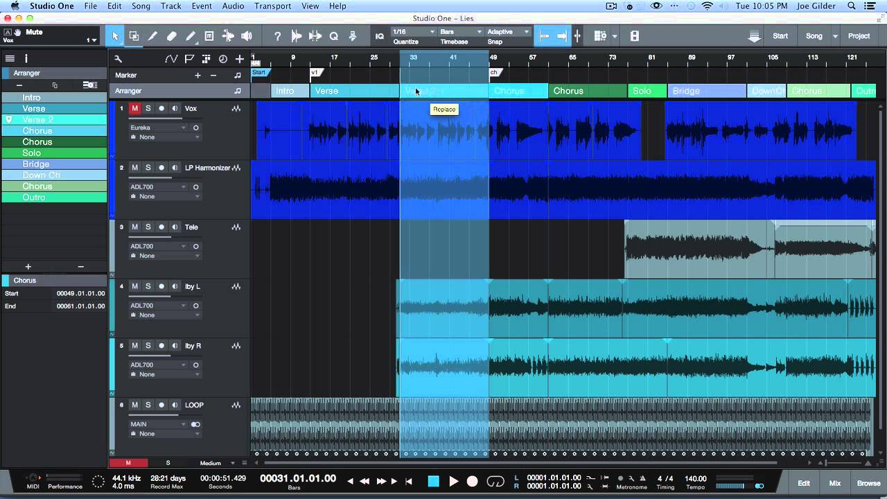 S1-082 Arranger Track - Rearranging