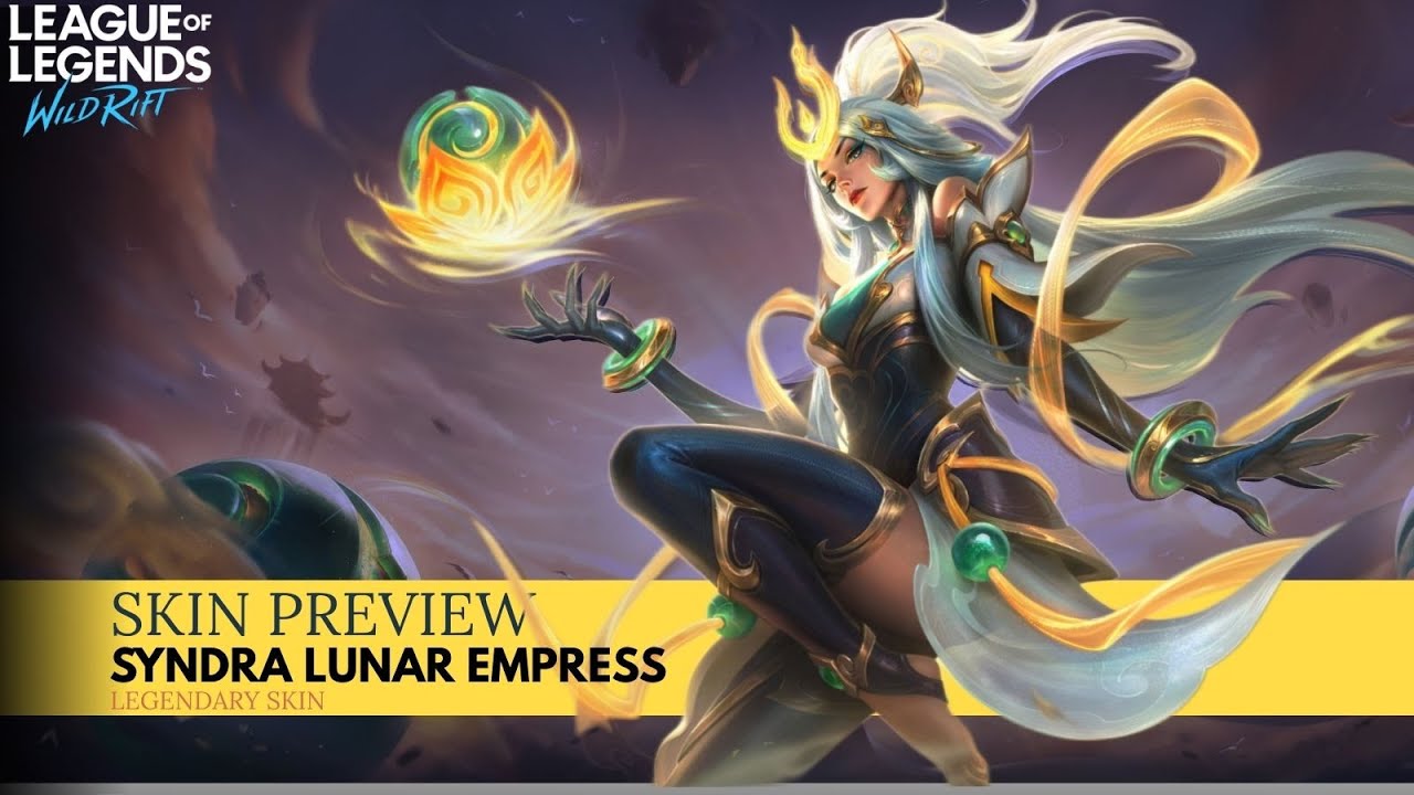 SKIN PREVIEW (SPOTLIGHT) - SYNDRA LUNAR EMPRESS LEGENDARY EXCLUSIVE SKIN
