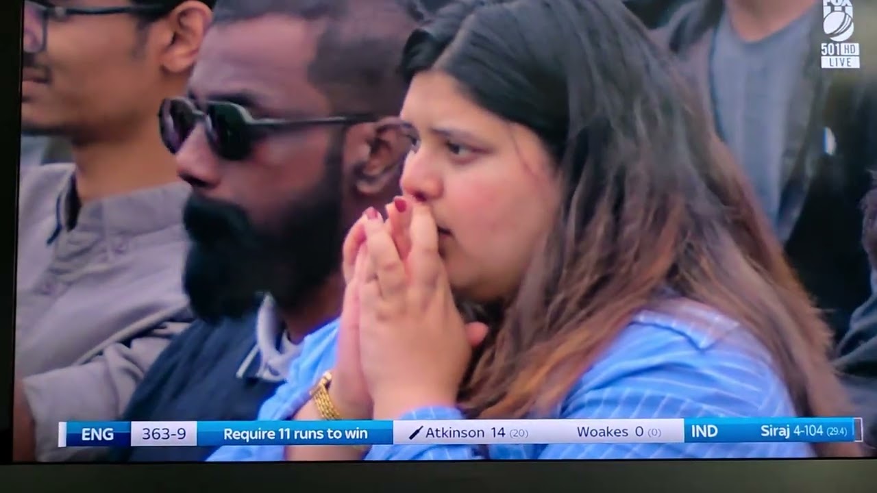 India vs England last moments clip