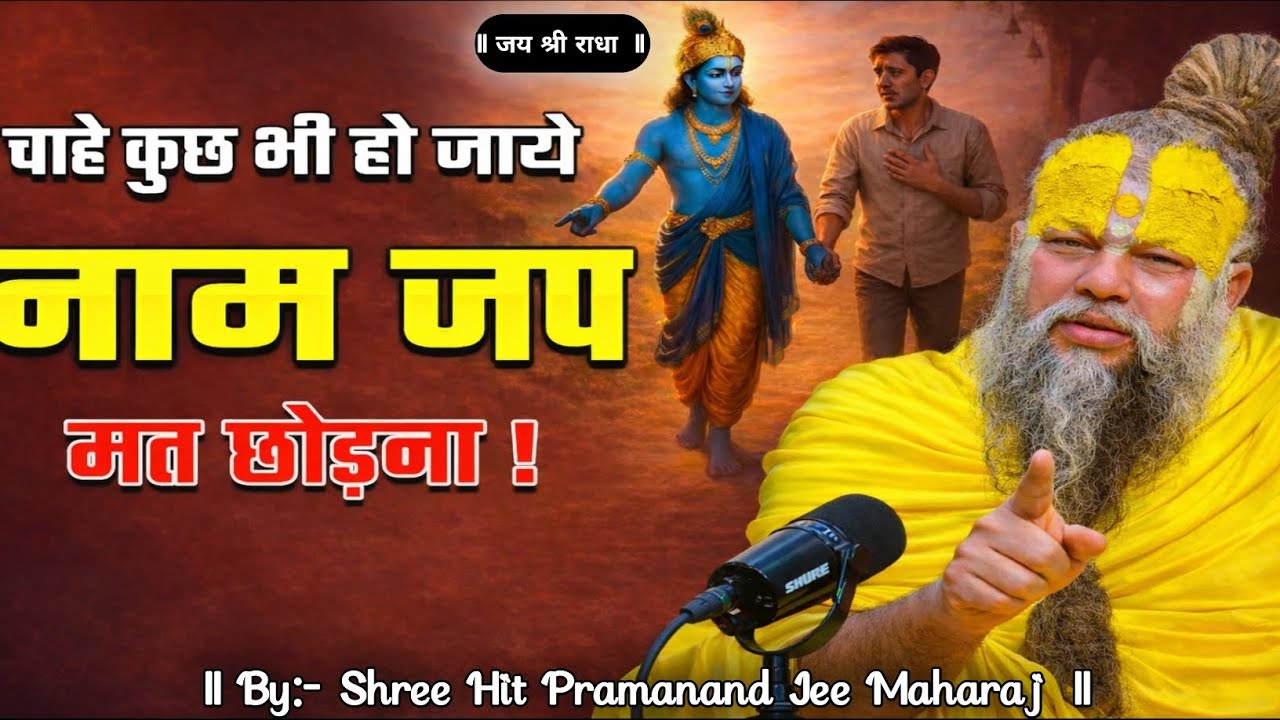 👉 चाहे परिस्थिति कैसी भी हो, नाम जाप ही सहारा है | Shri Hit Premanand Ji Maharaj |