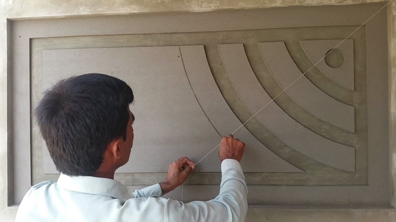 Wall palastar design video