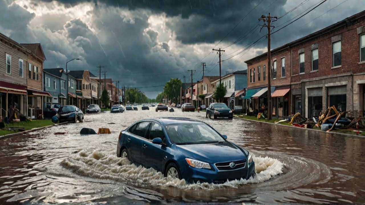 Chaos In Texas Today! Masisive Storm, Flooding Destroys Homes, Cars in San Antonio