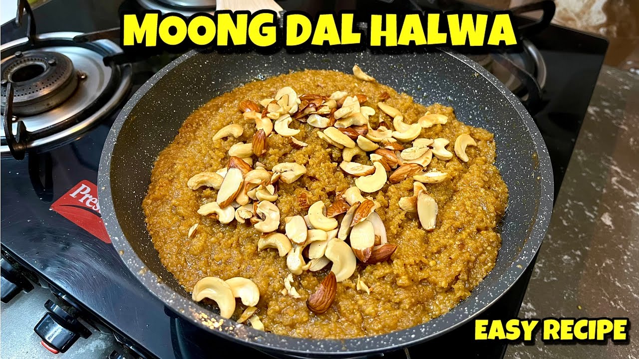 Instant MOONG DAL Halwa Recipe at Home | Winter Special Halwa Recipe