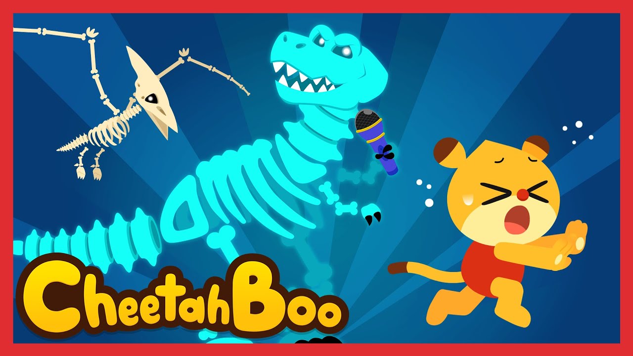 Tulang Dinosaurus Berderit 🦖🦴 Petualangan Seru di Dunia Dino! | Lagu Anak | #Cheetahboo