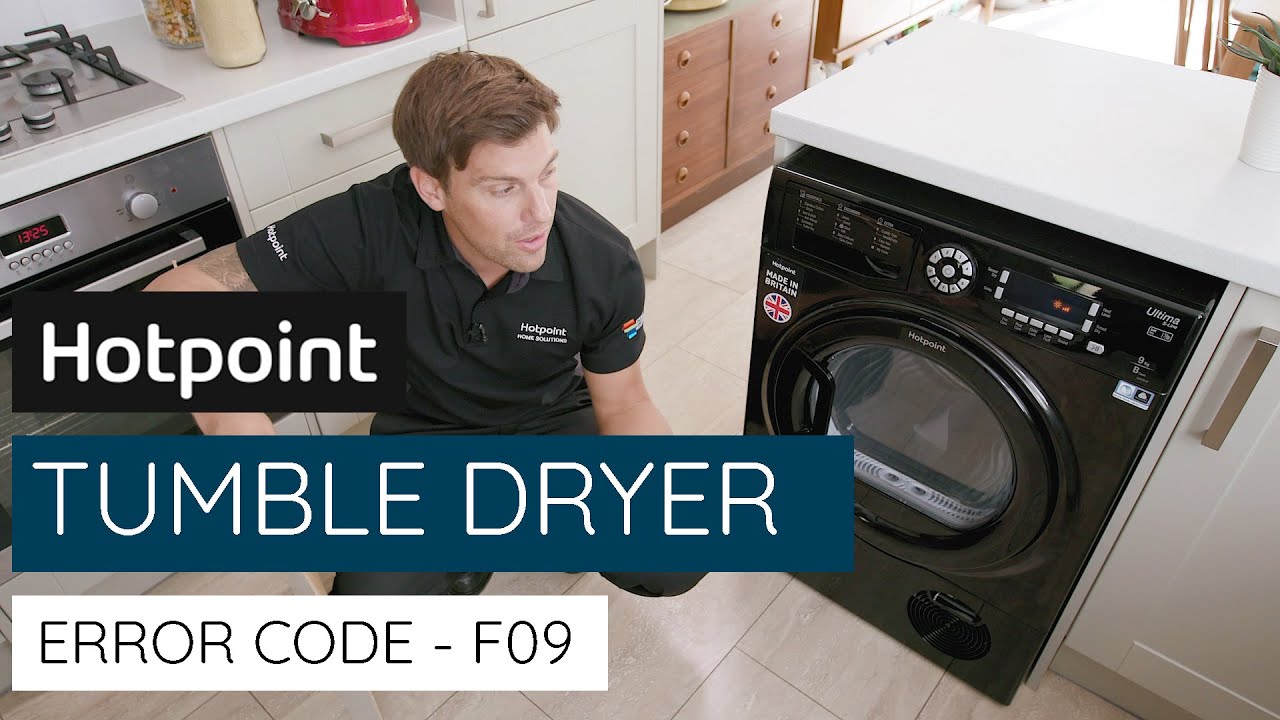 Код ошибки сушильной машины F09 | Hotpoint