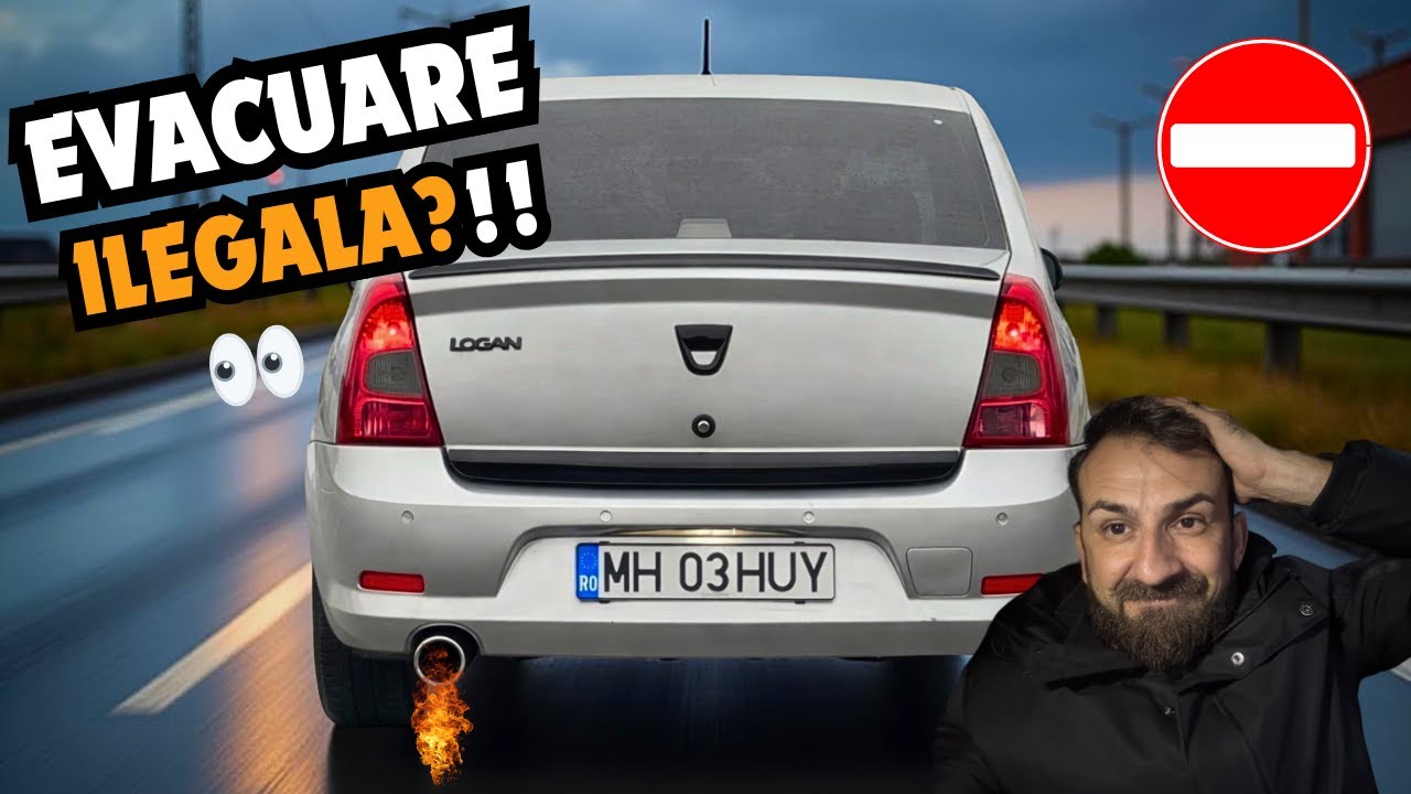 Am Montat EVACUARE ILEGALĂ PE LOGAN… Se Aude TARE RAU ? 🔥