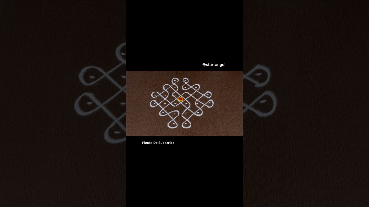 6×2 Dots Easy Daily Muggulu | Thipkyanchi,Festival Rangoli | Easy Chukkala Muggulu 