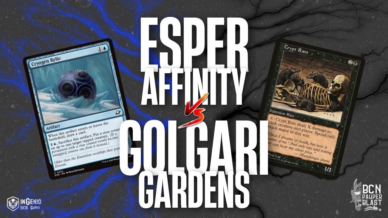 Super Pauper #30 ESPER AFFINITY VS GOLGARI GARDENS