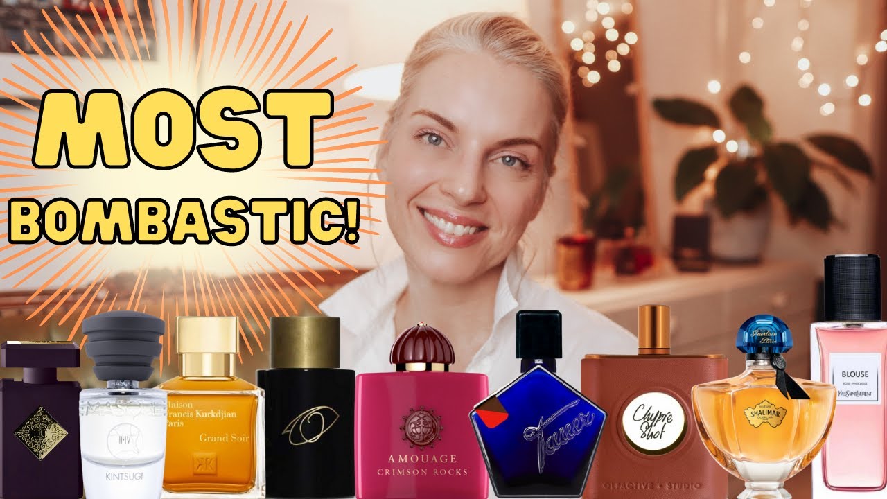 15 BOMBASTIC PERFUMES (for non-bombastic perfume wearers) | TheTopNote #perfumereviews #myperfumes