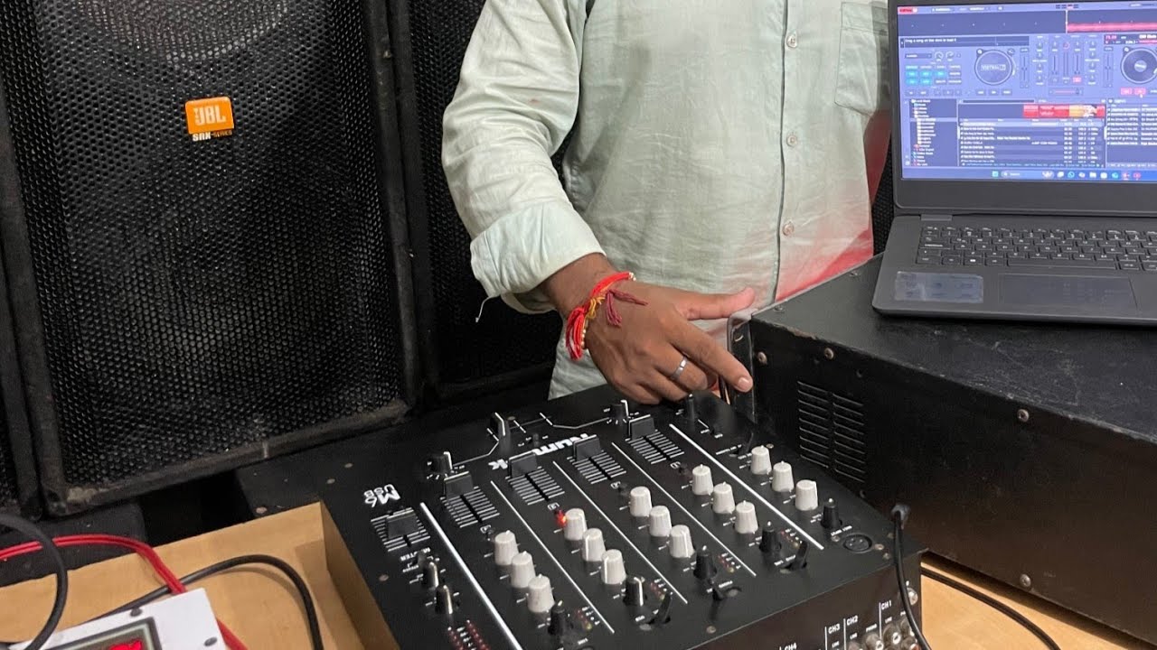 Mixer ko laptop se kaise connect kare 