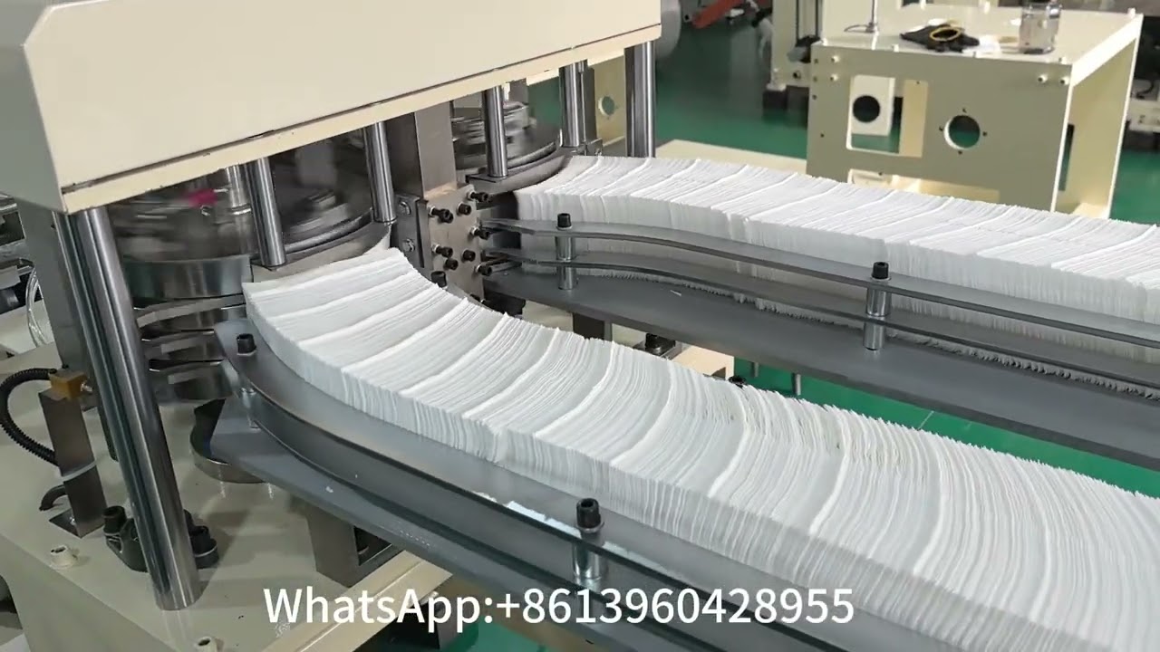 Long folding tissue paper processing machine