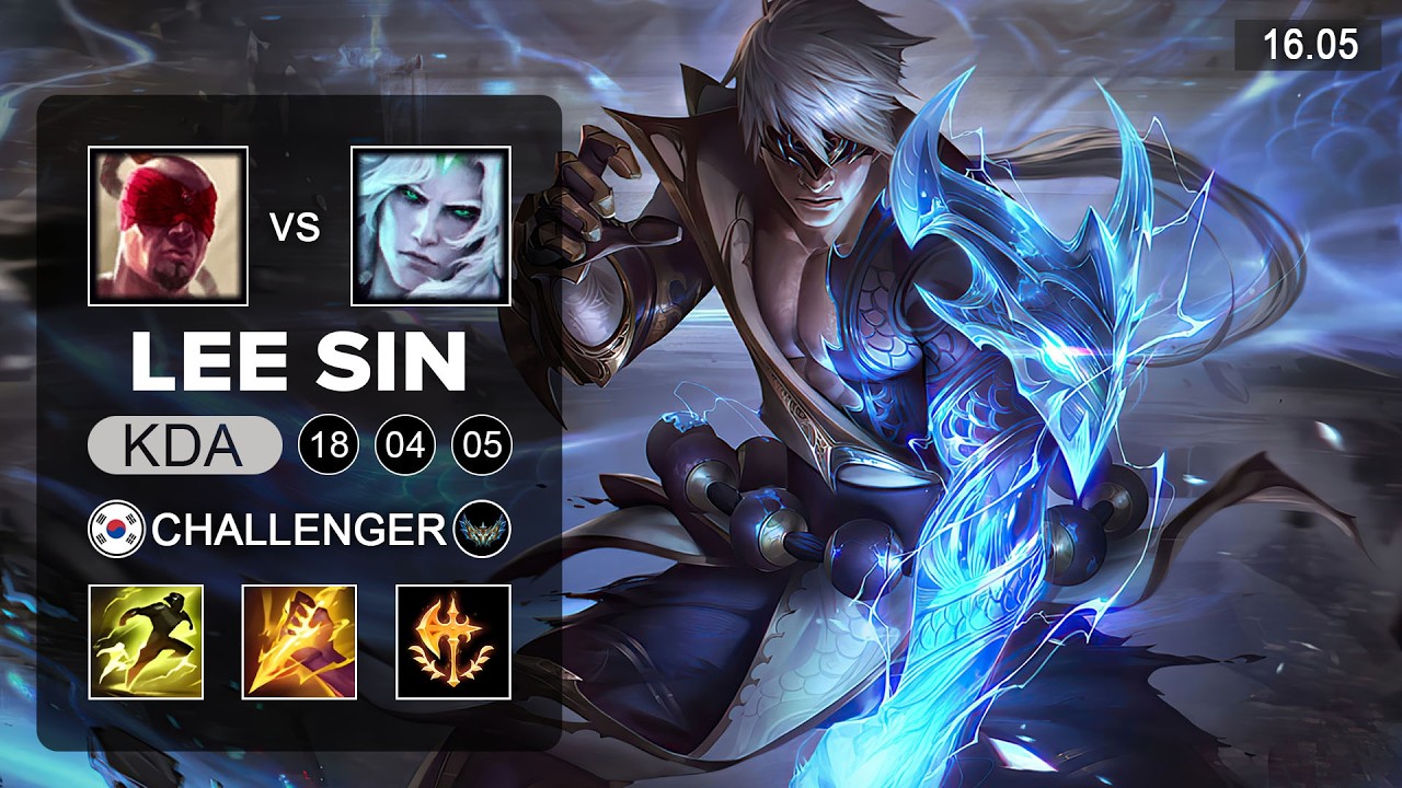 Lee Sin vs Viego Jungle - KR Challenger - Patch 16.05 Season 16