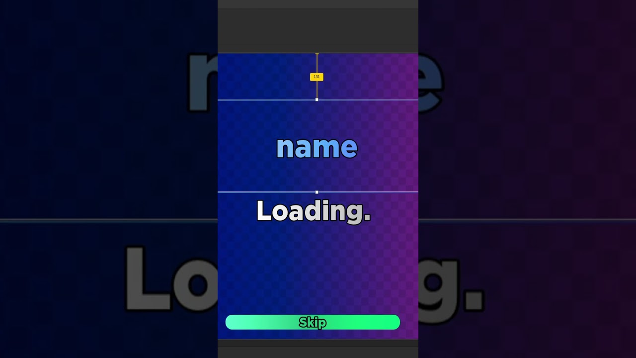 How to Make a Loading Screen in Roblox!  #shorts