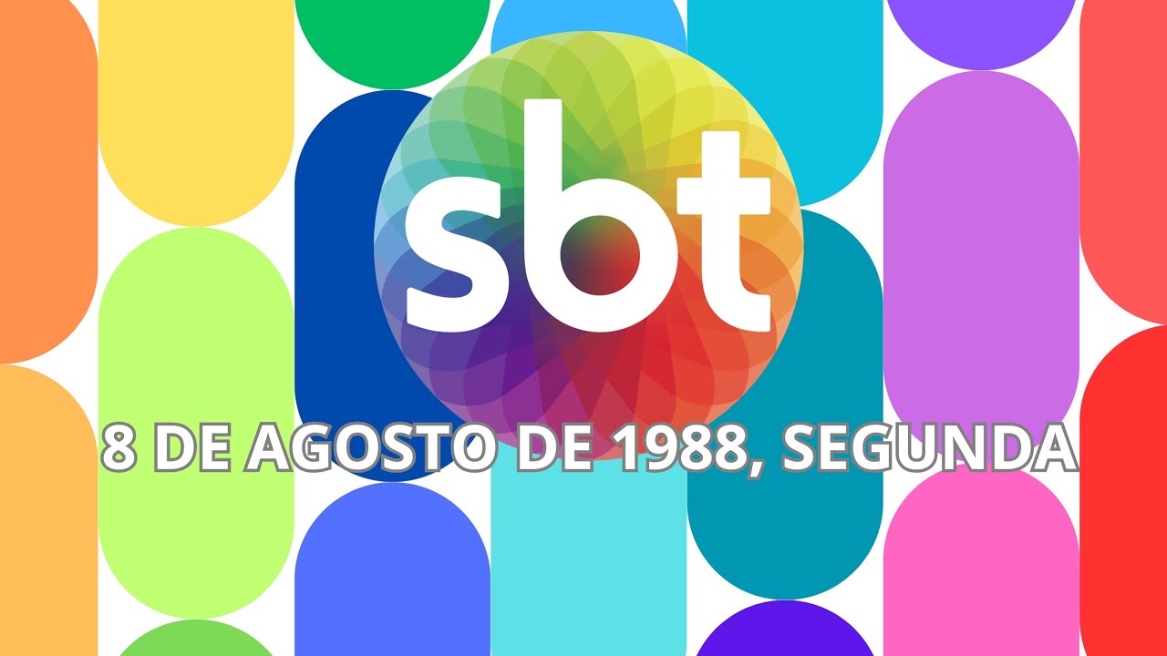 PROGRAMAÇÃO SBT 08/08/1988, SEGUNDA