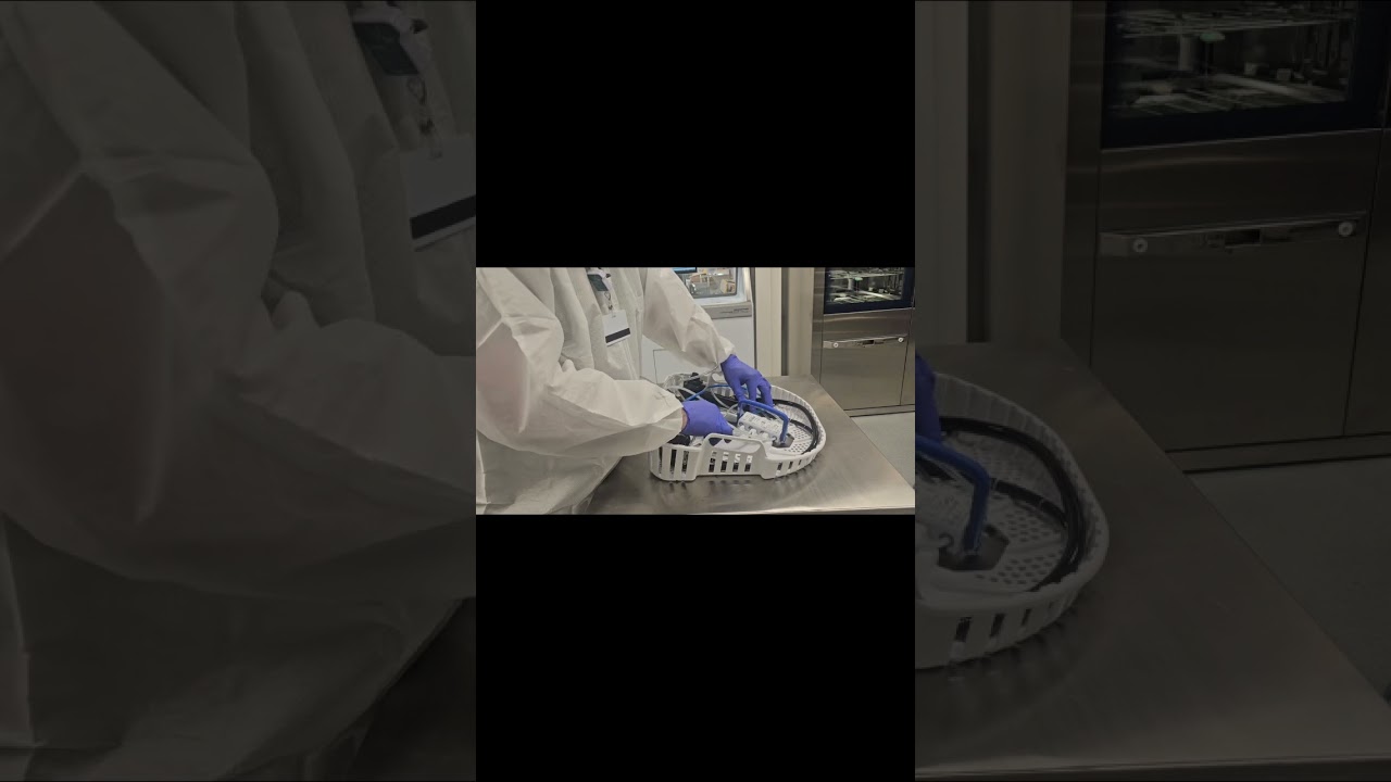 Sterile Processing: Loading a scope in an AER #sterileprocessing #endoscope