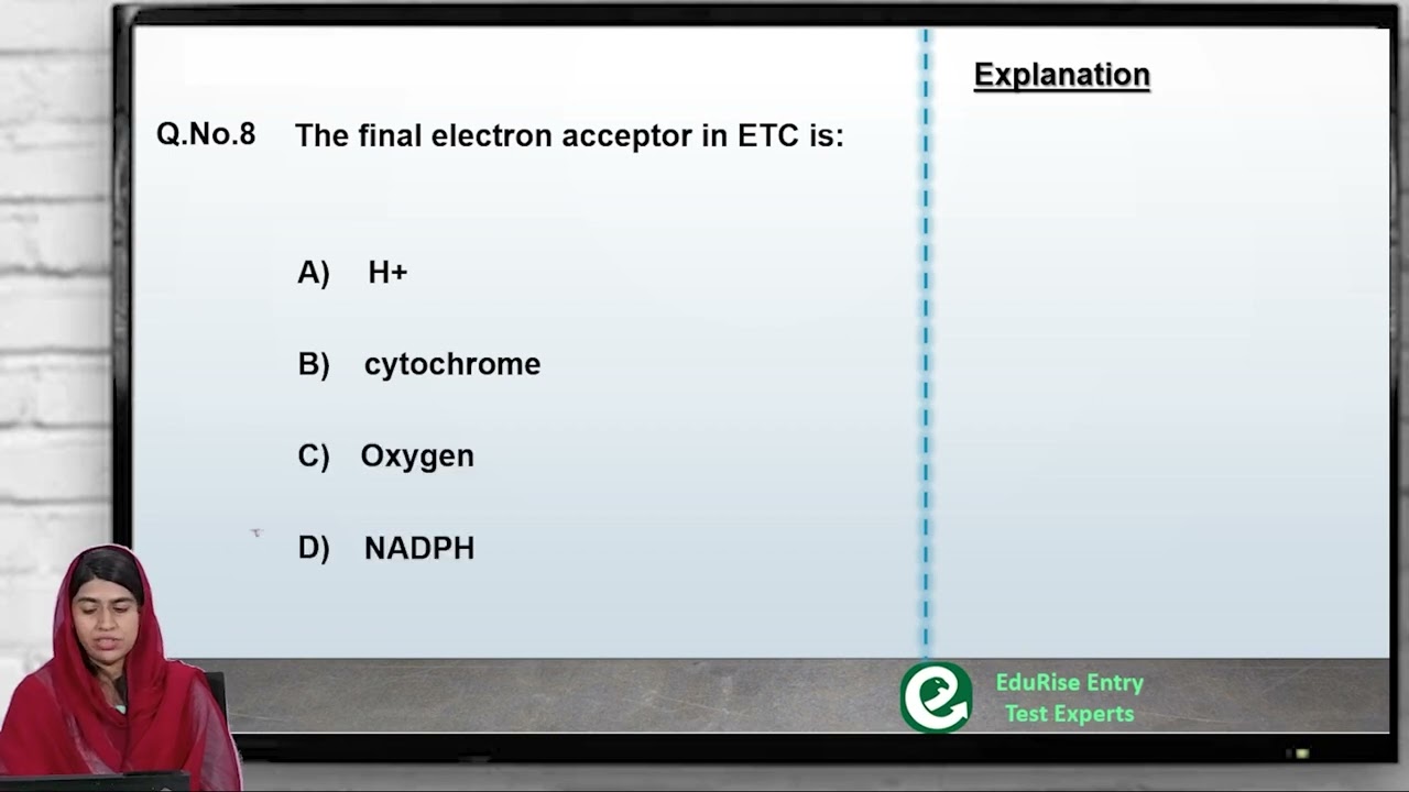 Q8 Bioenergetics MDCAT Biology MDCAT Preparation 2022 Discussion | NMDCAT Preparation 2022