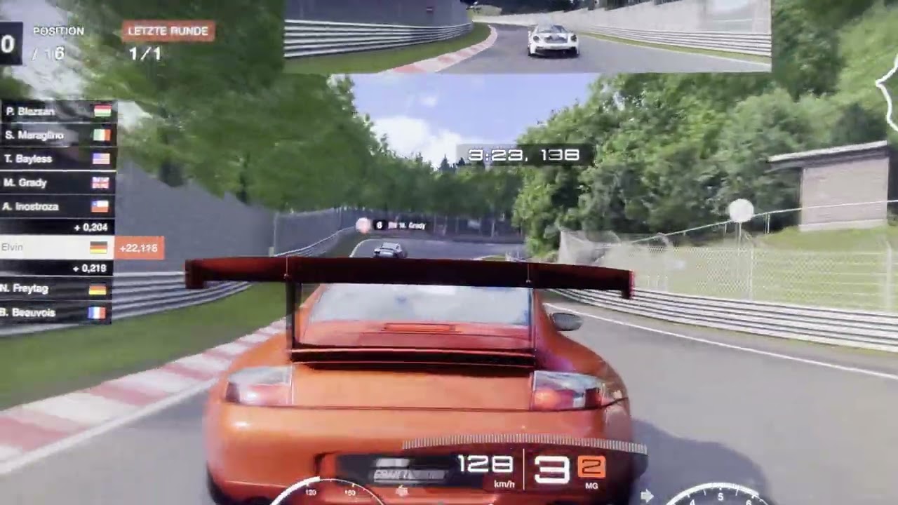 GT7 Nürburgring mit dem Porsche GT3R'22