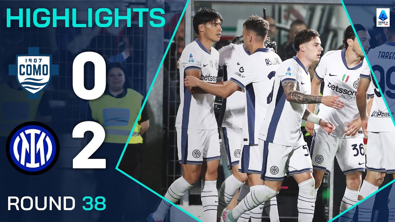 COMO-INTER 0-2 | HIGHLIGHTS | Inter Win But Fall Short In Scudetto Race | Serie A 2024/25