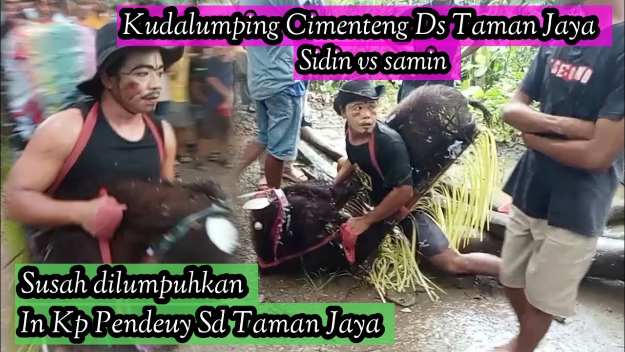 Kuda lumping Cimenteng desa taman Jaya Sidin vs Samin