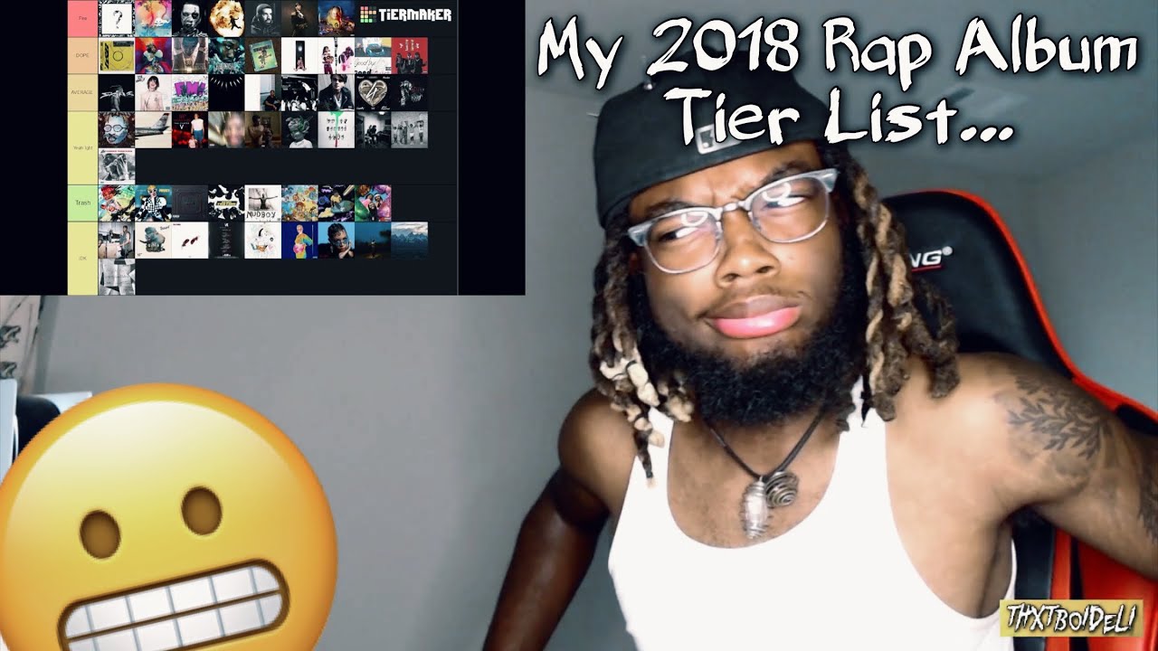 My 2018 Rap Album Tier List&hellip;