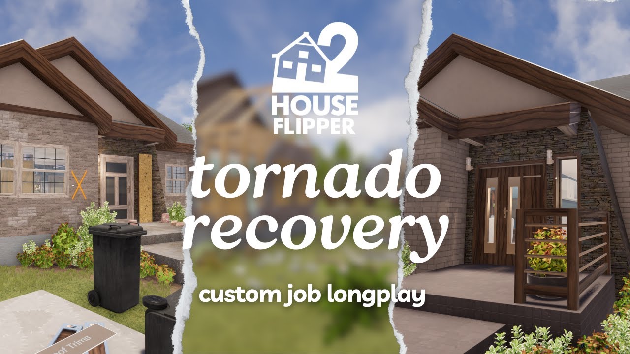 tornado recovery | house flipper 2 🏡custom job | no commentary longplay