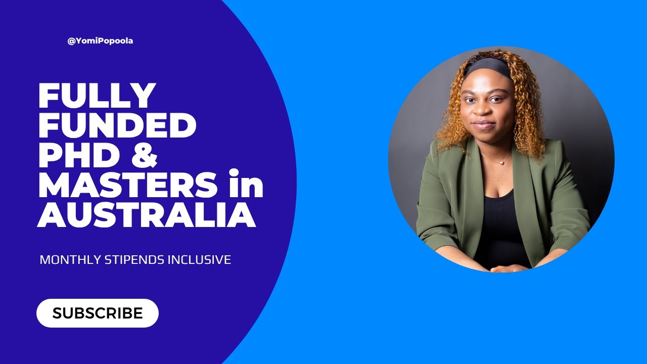 Want to Study in Australia for FREE with a FULLY FUNDED PHD & MASTER'S SCHOLARSHIP + MONTHLY STIPEND