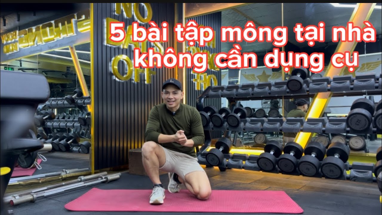 5 BÀI TẬP NÂNG MÔNG – SĂN CHẮC, NỞ TỰ NHIÊN TẠI NHÀ (KHÔNG CẦN DỤNG CỤ)#dunggiammo #giamcan 