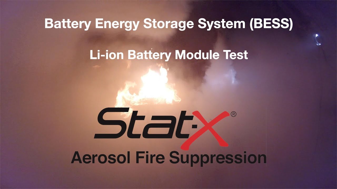 Stat-X® Fire Suppression for ESS and BESS