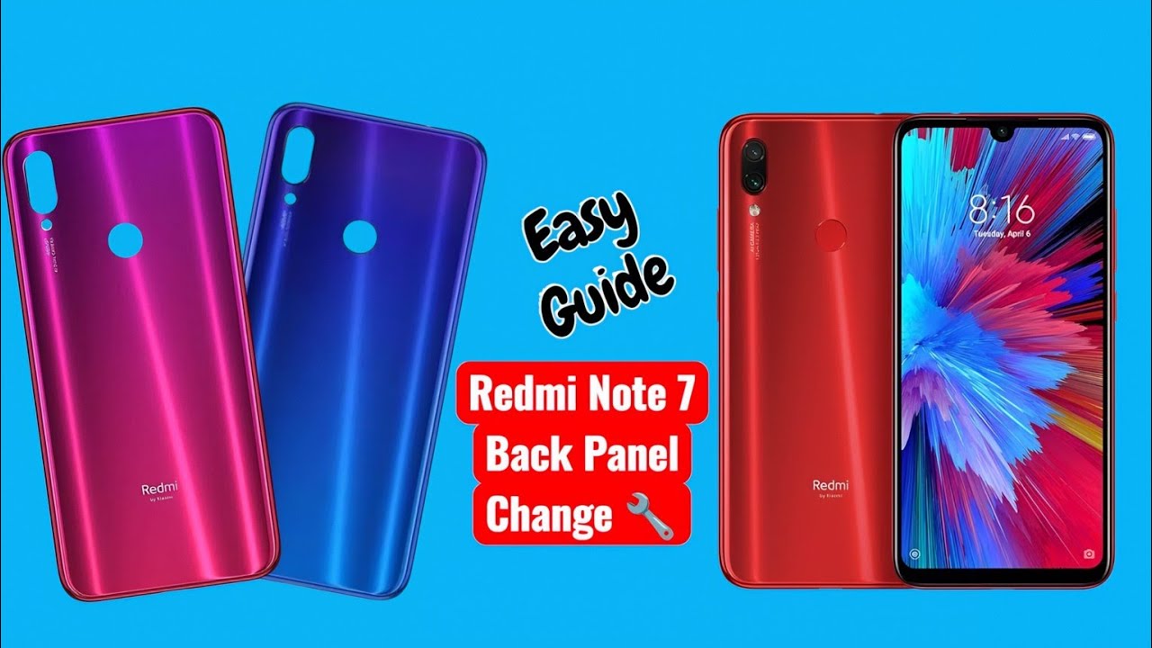 Redmi Note 7 Back Panel Replacement | How to Change Redmi Note 7 Back Cover #how #redmi #repair 