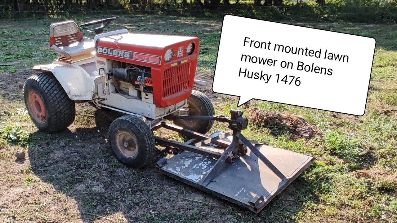 Lawn mower on Bolens Husky | Redneck Engineering 
