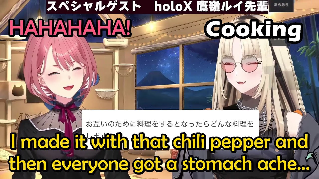 Lui Dying When Niko Explains About Her Chaotic Kitchen and The Aftermath of Eating Her Cooking