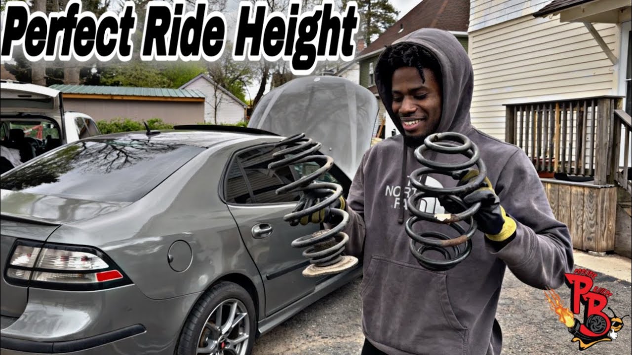 2007 AWD SAAB 9-3 AERO SUSPENSION CHANGES + NEW FLEX FUEL SENSOR BEFORE TUNING FOR BIG POWER