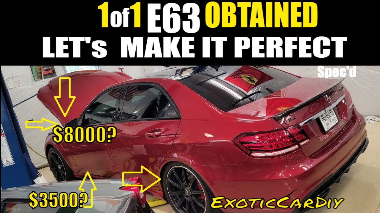 ~1из1~ w212 E63 уже здесь! Проект «Сделай его идеальным» начинается!