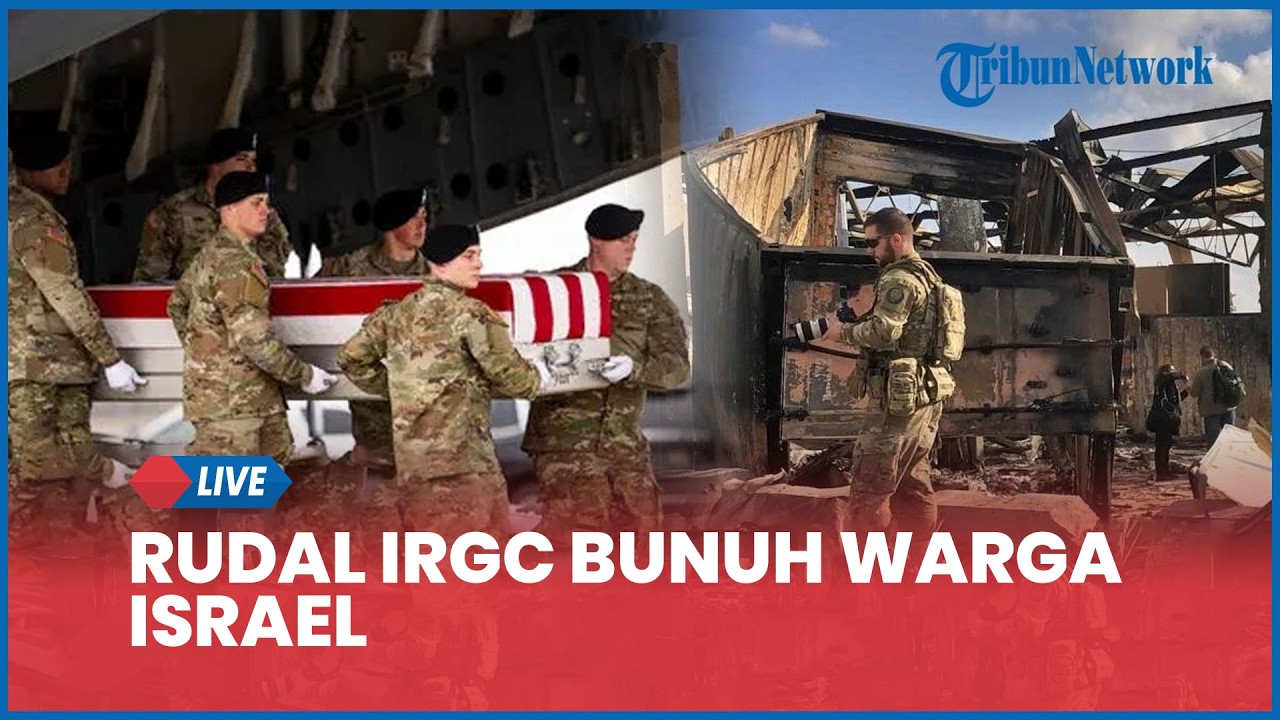 Rangkuman Iran-AS: Rudal IRGC Bunuh Warga Israel, Kapal Induk AS Terbakar, 200 Tentara Sekarat