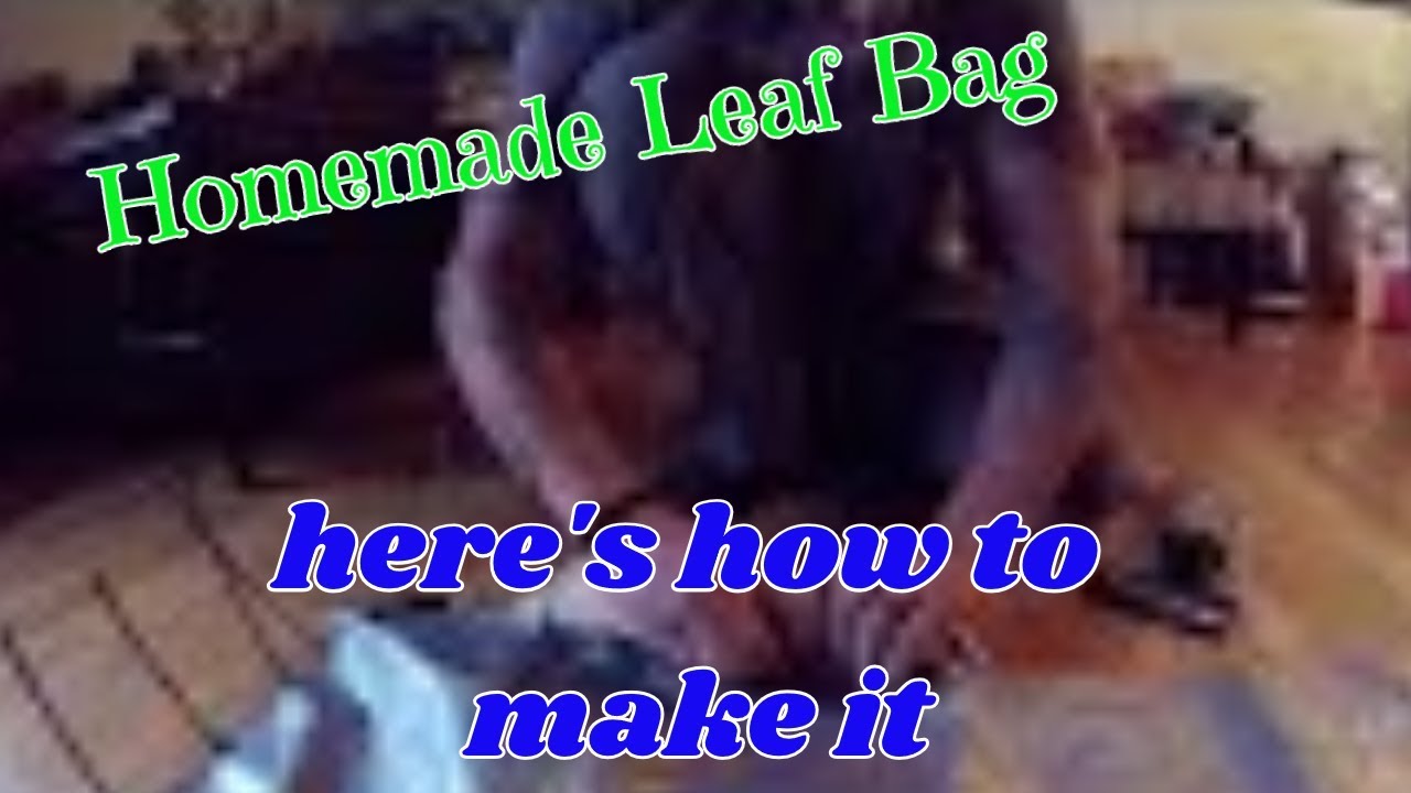 homemade leaf catcher - make yours CHEAP!!