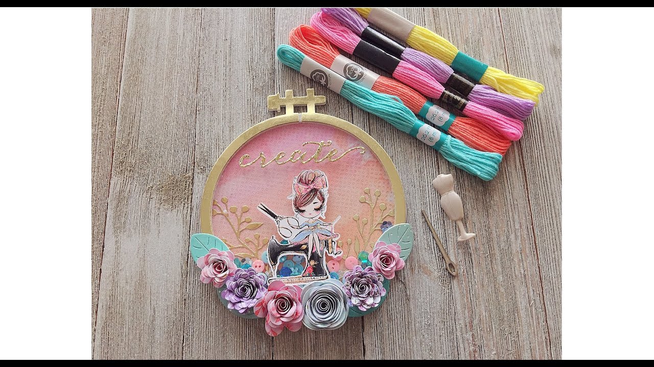 EMBROIDERY HOOP CRAFT | PROJECT SHARE |  KSCRAFT