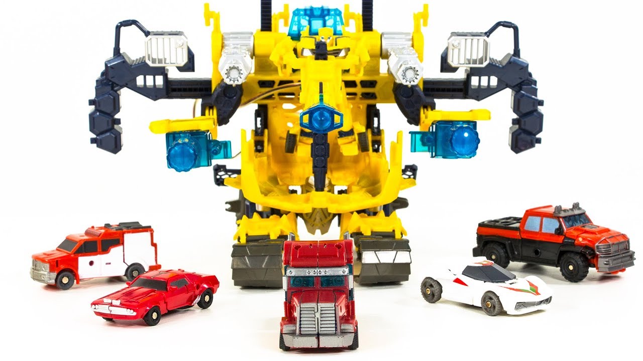 Transformers Prime Cyberverse Autobots and Bumblebee Battle Suit Vehicle Robot Toys