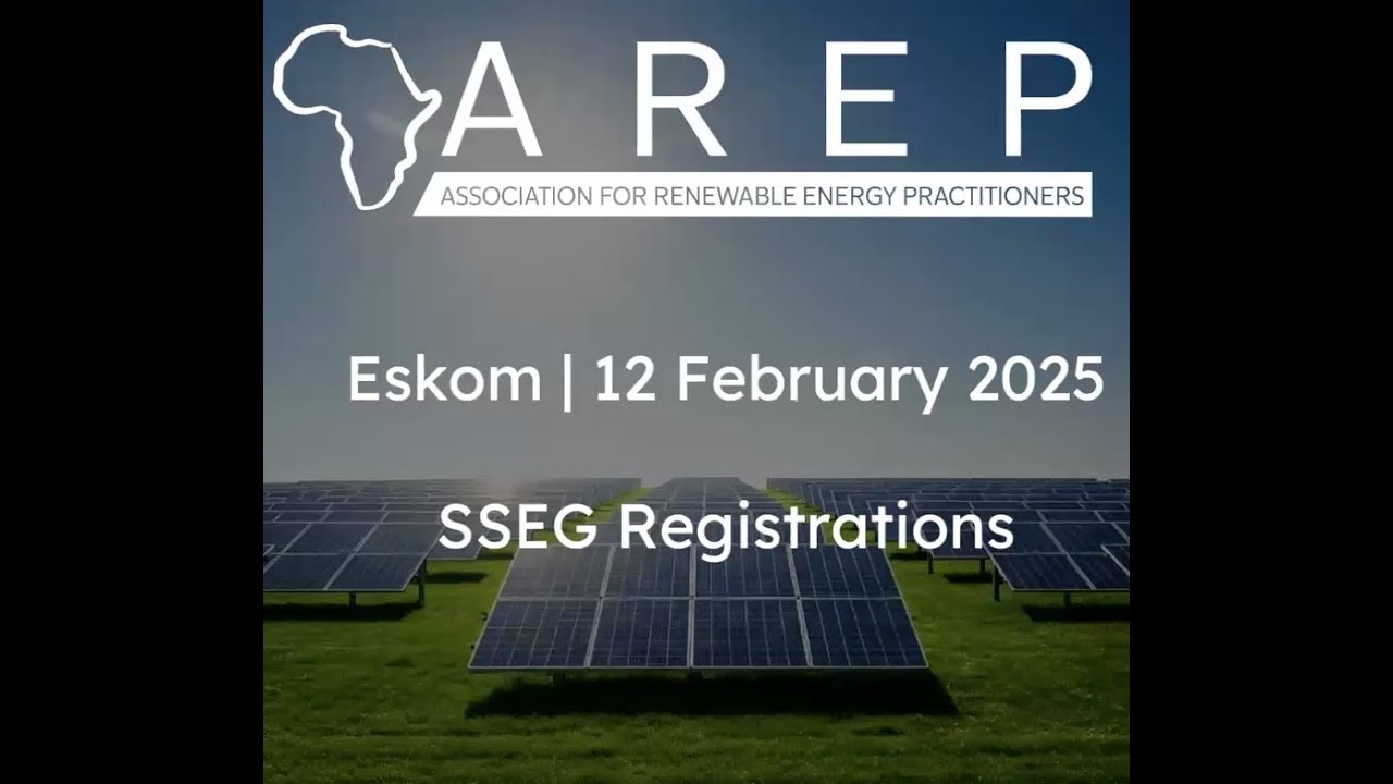 AREP | ESKOM | SSEG | Session 1 of 4