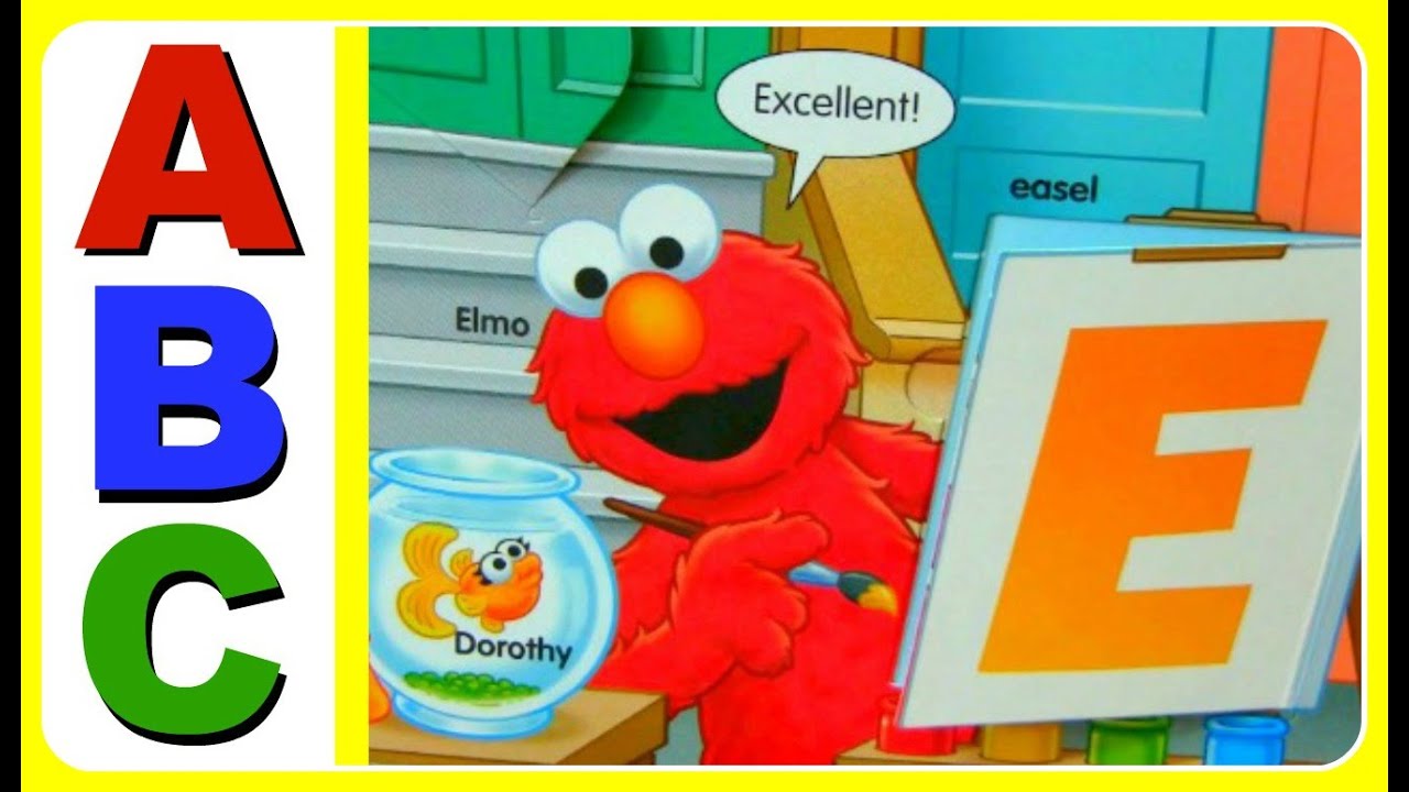 Learn ABC Alphabet with Sesame Street Elmo, Cookie Monster, Abby, Big Bird!  Educational Video For K