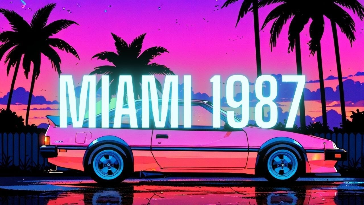 It's 1987, and You're Driving in Miami  | Ultimate Synthwave Mix 2025